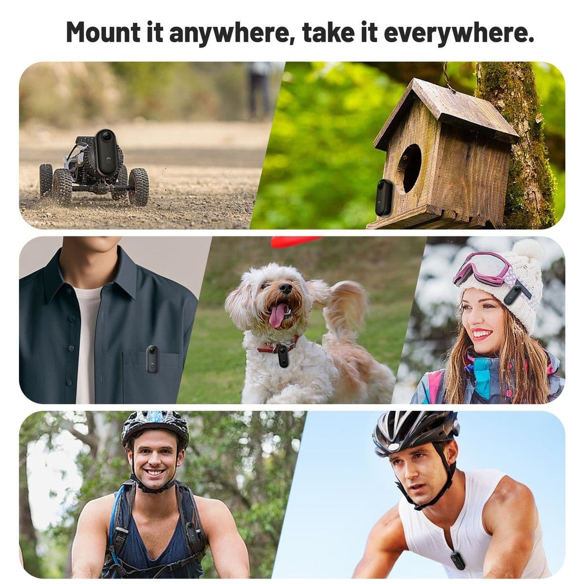 Mini Body Camera 128GB FHD 1080P Wearable Action Cam, Portable Hands Free Recording Camcorder