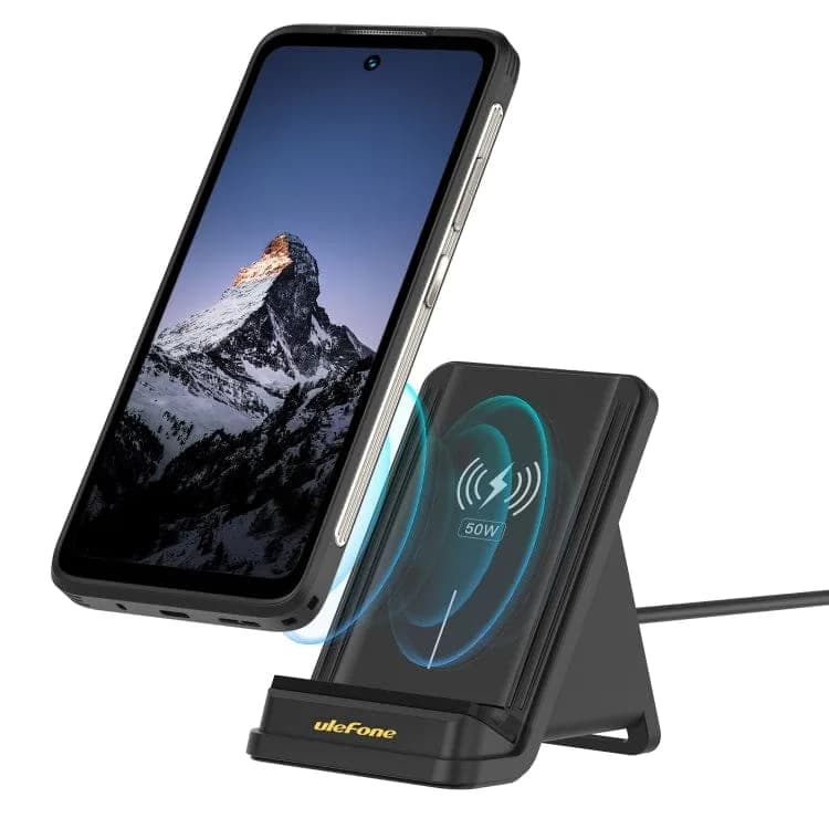 Ulefone WCS01 50W Wireless QI Fast Charging Stand, 3D Air Cooling